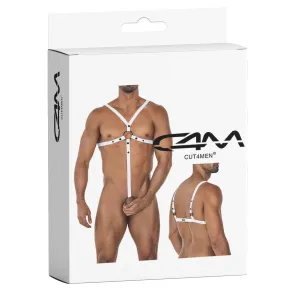 Weißer Body-Harness 04 by Cut4Men