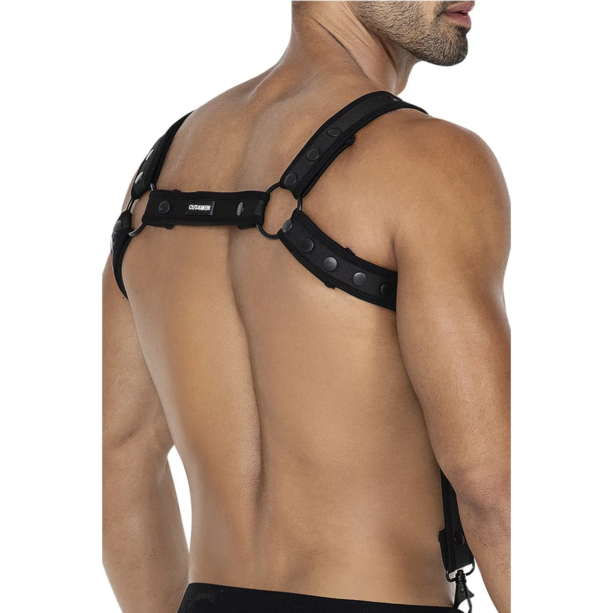 Schwarzer Brust-Harness 05 von Cut4Men | Fesselliebe.de