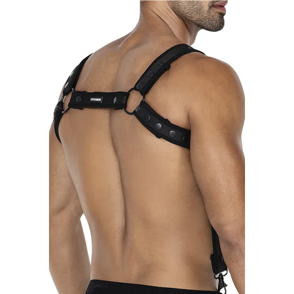 Schwarzer Brust-Harness 05 von Cut4Men | Fesselliebe.de