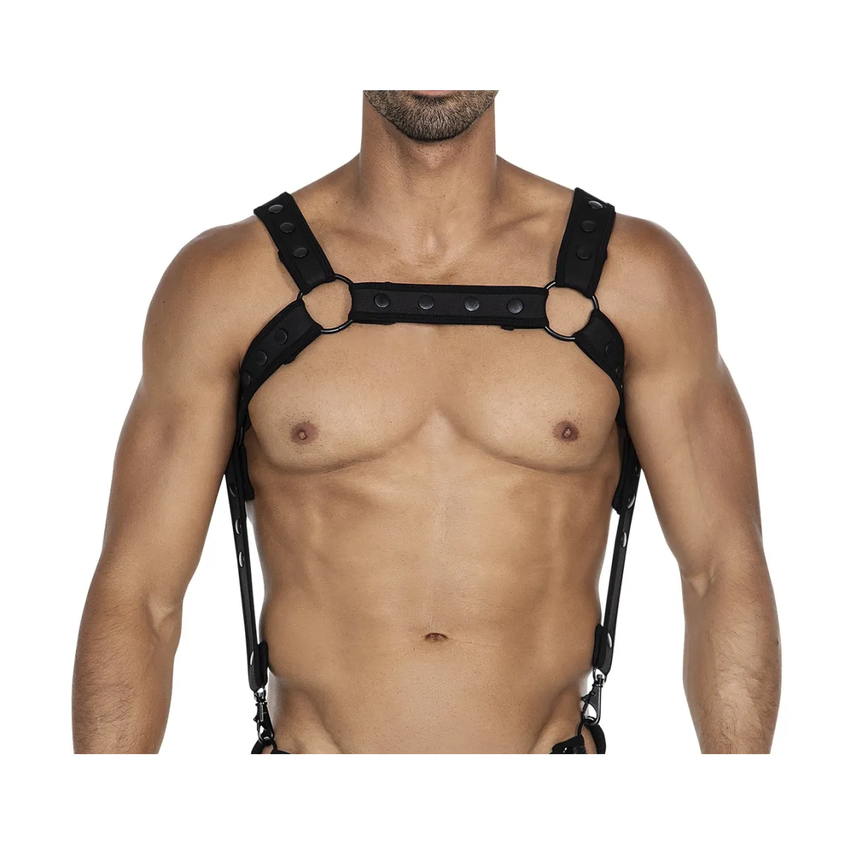 Schwarzer Brust-Harness 05 von Cut4Men | Fesselliebe.de