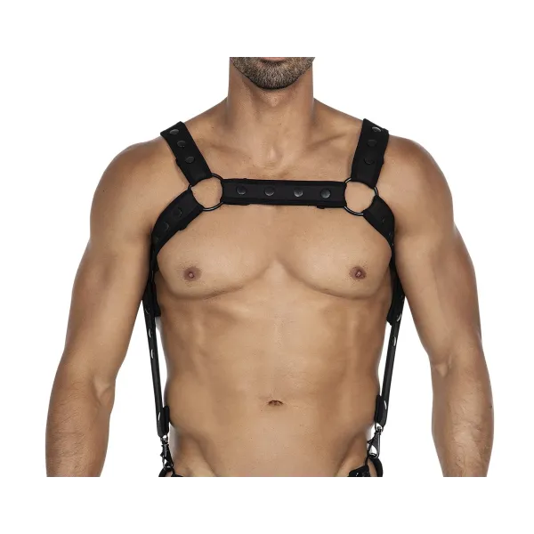 Schwarzer Brust-Harness 05 von Cut4Men | Fesselliebe.de