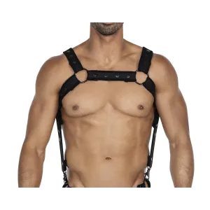 Schwarzer Brust-Harness 05 von Cut4Men