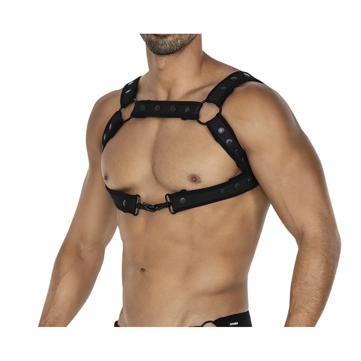 Schwarzer Brust-Harness 05 von Cut4Men | Fesselliebe.de
