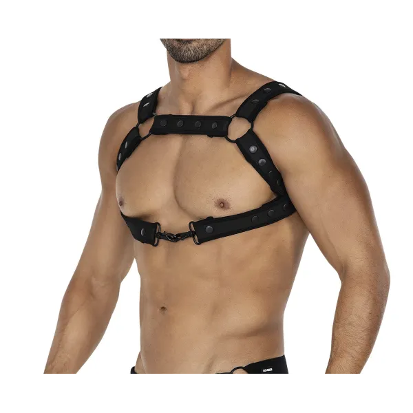 Schwarzer Brust-Harness 05 von Cut4Men | Fesselliebe.de