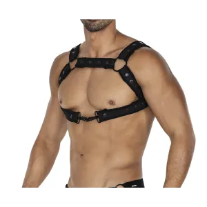 Schwarzer Brust-Harness 05 von Cut4Men