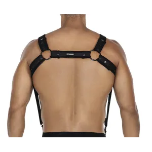 Schwarzer Brust-Harness 05 von Cut4Men