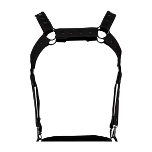 Schwarzer Brust-Harness 05 von Cut4Men