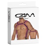 Schwarz/pinker Brust-Harness 05 von Cut4Men | Fesselliebe.de