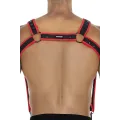 Schwarz/roter Brust-Harness 05 von Cut4Men