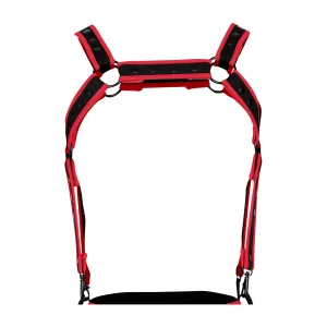 Schwarz/roter Brust-Harness 05 von Cut4Men