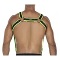 Schwarz/grüner Brust-Harness 05 von Cut4Men