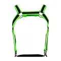 Schwarz/grüner Brust-Harness 05 von Cut4Men