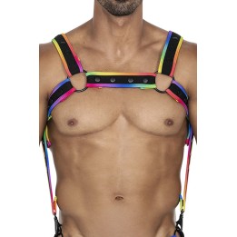 Mehrfarbiger Brust-Harness 05 von Cut4Men | Fesselliebe.de
