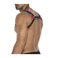 Mehrfarbiger Brust-Harness 05 von Cut4Men