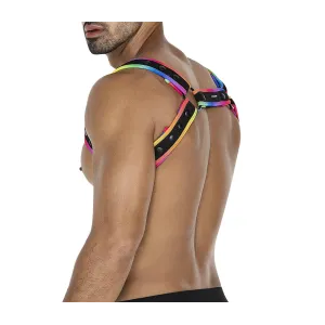 Mehrfarbiger Brust-Harness 05 von Cut4Men