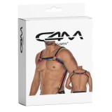 Mehrfarbiger Brust-Harness 05 von Cut4Men | Fesselliebe.de