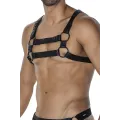 Schwarzer Brust-Harness 06 von Cut4Men