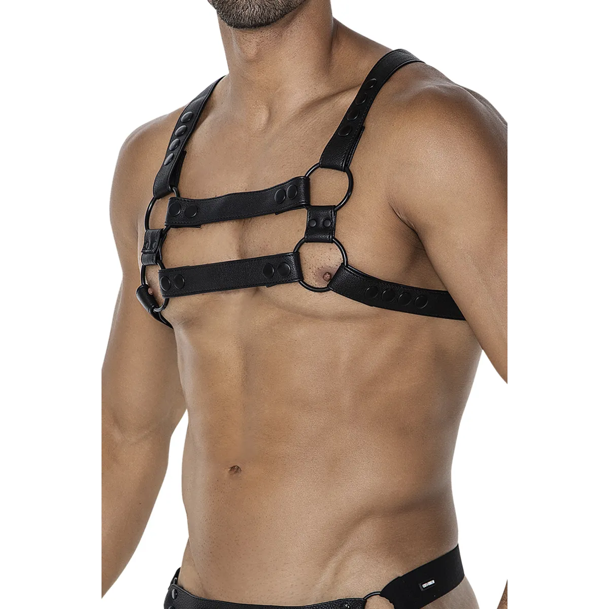 Schwarzer Brust-Harness 06 von Cut4Men | Fesselliebe.de
