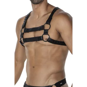 Schwarzer Brust-Harness 06 von Cut4Men