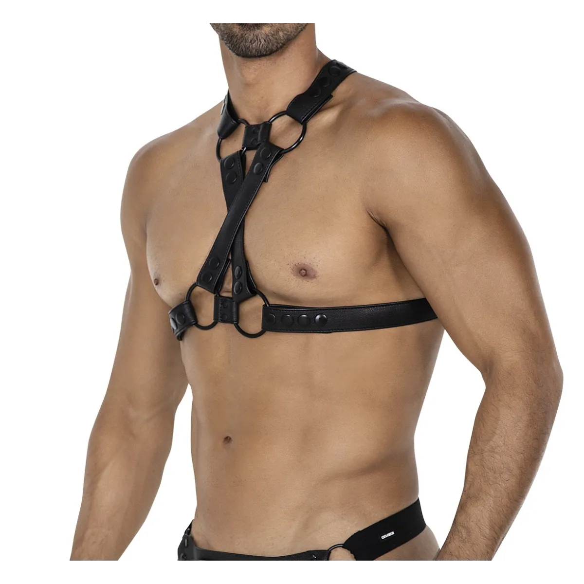 Schwarzer Brust-Harness 06 von Cut4Men | Fesselliebe.de