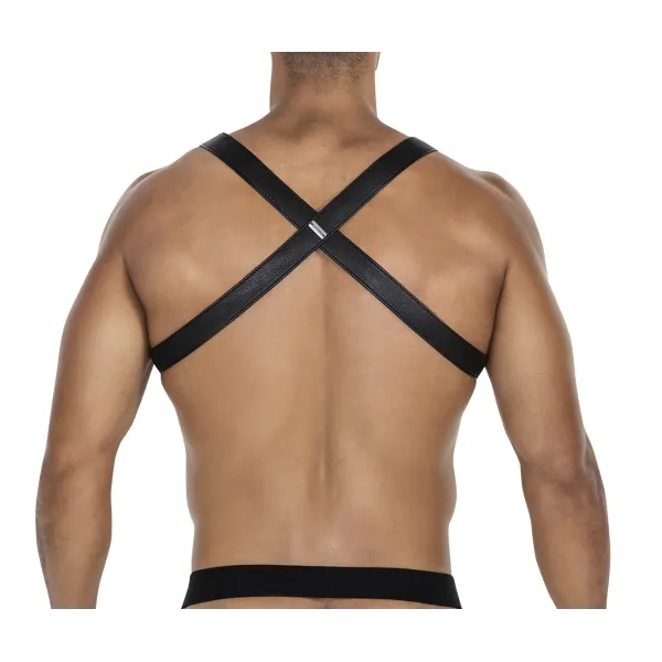 Schwarz/neongrüner Brust-Harness 06 von Cut4Men | Fesselliebe.de