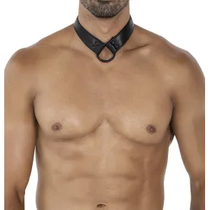 Schwarzer Body-Harness 08 von Cut4Men
