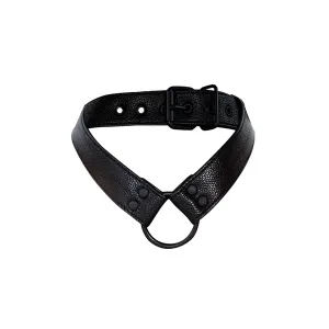 Schwarzer Body-Harness 08 von Cut4Men