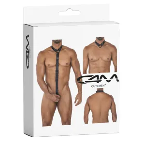 Schwarzer Body-Harness 08 von Cut4Men
