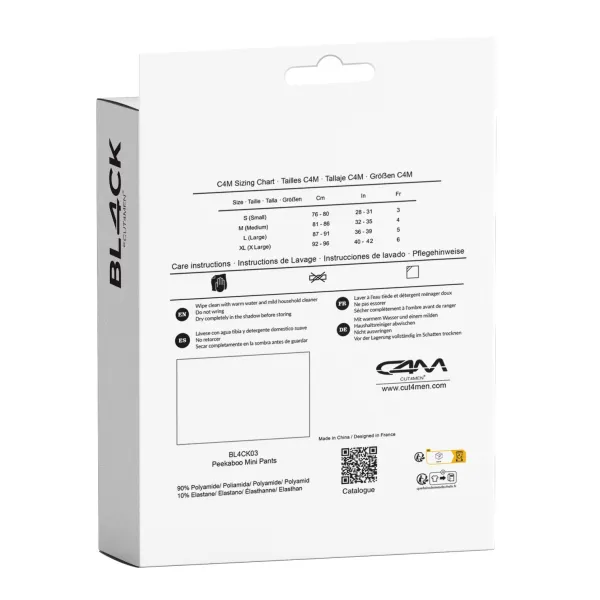 Schwarzer Wetlook Boxer BL4CK03 von Cut4Men | Fesselliebe.de