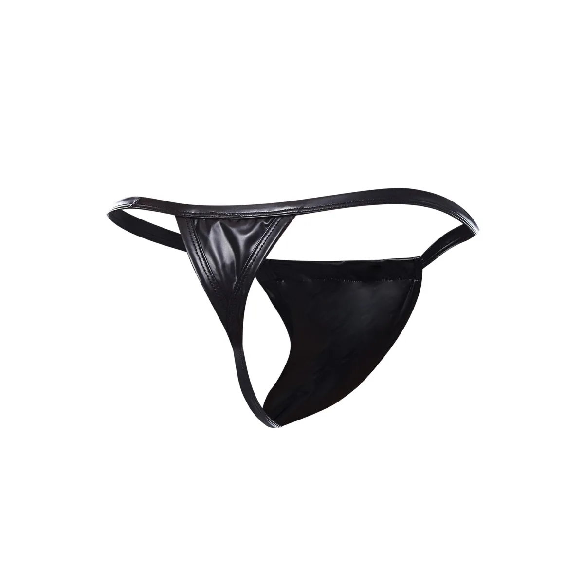 Schwarzer Wetlook Boost String BL4CK06 von Cut4Men | Fesselliebe.de