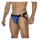 Blau/schwarzer Jock Snap von Cut4Men | Fesselliebe.de