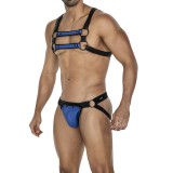 Blau/schwarzer Jock Snap von Cut4Men | Fesselliebe.de