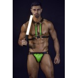 Neongrün/schwarzer Jock Snap von Cut4Men | Fesselliebe.de