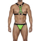 Neongrün/schwarzer Jock Snap von Cut4Men | Fesselliebe.de