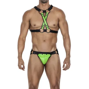 Neongrün/schwarzer Jock Snap von Cut4Men
