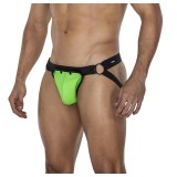 Neongrün/schwarzer Jock Snap von Cut4Men | Fesselliebe.de