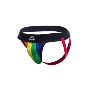 Bunter Stripe-Pride Jockstrap von Cut4Men