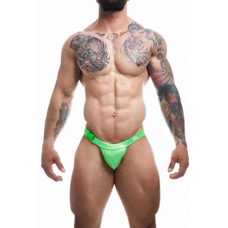 Grüner Wetlook Clip Tanga Brief EMER4LD von Cut4Men | Fesselliebe.de