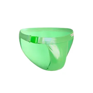 Grüner Wetlook Clip Tanga Brief EMER4LD von Cut4Men