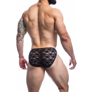 Schwarzer Bikini Bulge Slip L4CE01 von Cut4Men