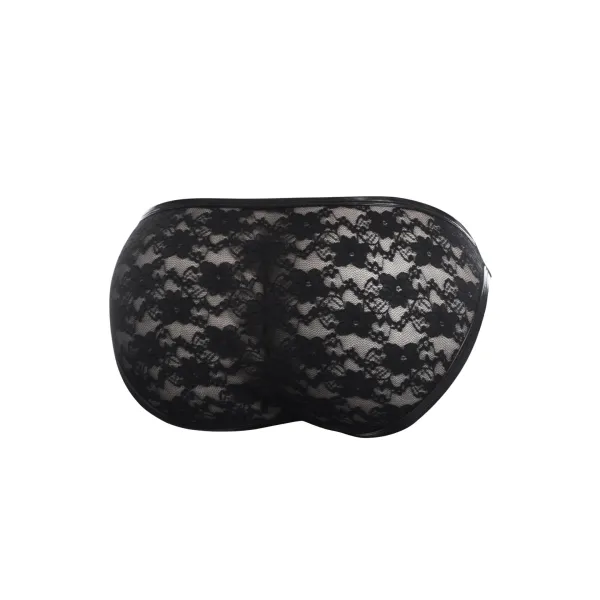 Schwarzer Bikini Bulge Slip L4CE01 von Cut4Men | Fesselliebe.de