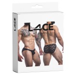 Schwarzer Bikini Bulge Slip L4CE01 von Cut4Men | Fesselliebe.de
