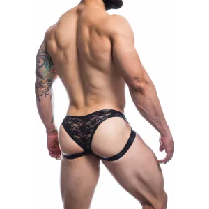 Schwarzer Jockstrap Capri L4CE04 von Cut4Men
