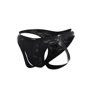 Schwarzer Jockstrap Capri L4CE04 von Cut4Men