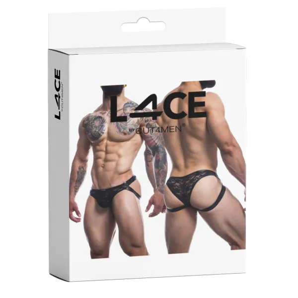 Schwarzer Jockstrap Capri L4CE04 von Cut4Men | Fesselliebe.de