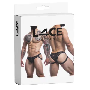 Schwarzer Jockstrap Capri L4CE04 von Cut4Men