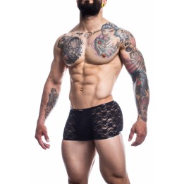 Schwarzer Trunk Boxer Shorts L4CE05 von Cut4Men | Fesselliebe.de