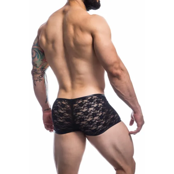 Schwarzer Trunk Boxer Shorts L4CE05 von Cut4Men | Fesselliebe.de