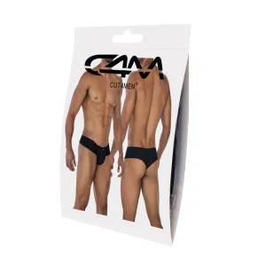 Schwarzer Hybryd Cheeky Brief C4MSPX22 von Cut4Men