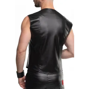 Herren Weste RMCamillo001 schwarz von Regnes Fetish Planet